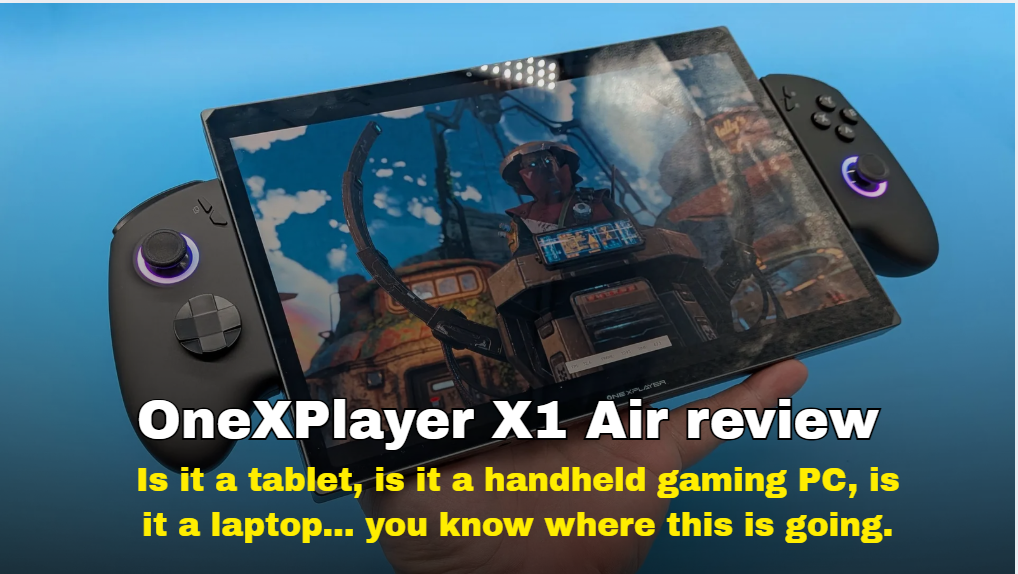 Is it a tablet, is it a handheld gaming PC, is it a laptop... you know where this is going.